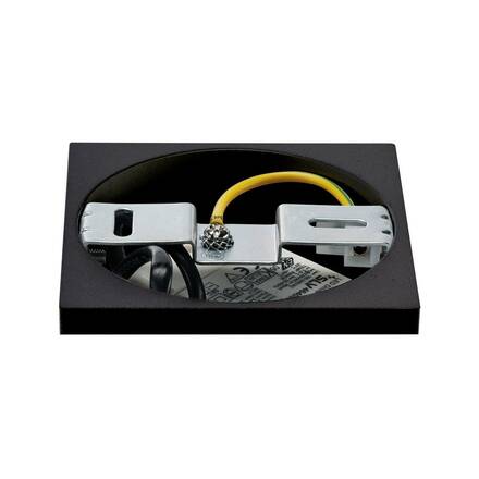 BIG WHITE TRILEDO SQUARRE CL, stropní svítidlo, LED, 3000K, hranaté, černé matné, 38°, 6,2 W, vč. ovladače 113940