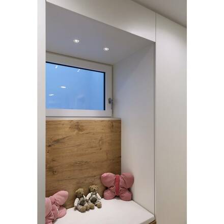 BIG WHITE SADA NEW TRIA MINI, vestavné svítidlo, LED, 3000K, kulaté, kartáčovaný Al, 30°