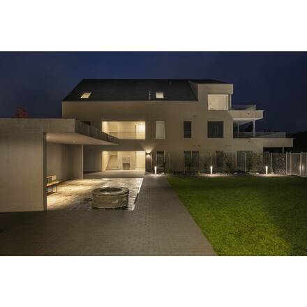 BIG WHITE PATTA-I, vestavné svítidlo, LED, 3000K, kulaté, kartáčovaný Al, 38°, vč. ovladače 114426