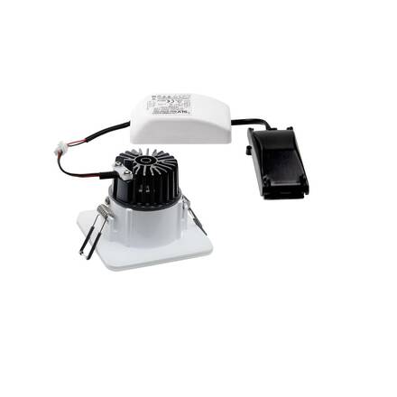 BIG WHITE PATTA-F, vestavné svítidlo, LED, 3000K, hranaté, bílé, 38°, vč. ovladače 114451