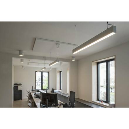 BIG WHITE KARDAMOD, stropní svítidlo, dvě žárovky, QPAR111, obdélníkové, bílé, max. 150 W 117111