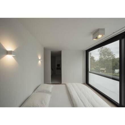 BIG WHITE KARDAMOD, stropní svítidlo, dvě žárovky, QPAR111, obdélníkové, bílé, max. 150 W 117111