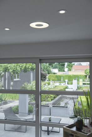 BIG WHITE OCCULDAS 23, vestavné svítidlo, LED, 3000K, kulaté, bílé, 26W 117311
