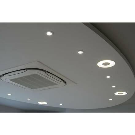 BIG WHITE OCCULDAS 23, vestavné svítidlo, LED, 3000K, kulaté, bílé, 26W 117311