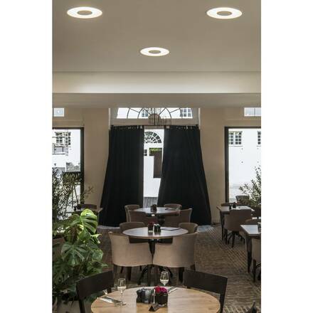 BIG WHITE OCCULDAS 23, vestavné svítidlo, LED, 3000K, kulaté, bílé, 26W 117311