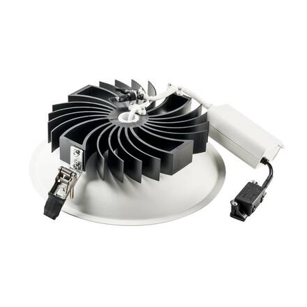 BIG WHITE OCCULDAS 23, vestavné svítidlo, LED, 3000K, kulaté, bílé, 26W 117311
