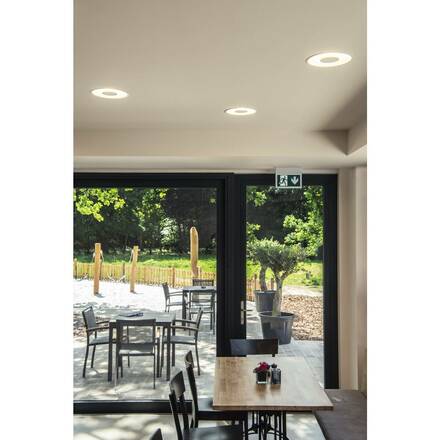 BIG WHITE OCCULDAS 23, vestavné svítidlo, LED, 3000K, kulaté, bílé, 26W 117311