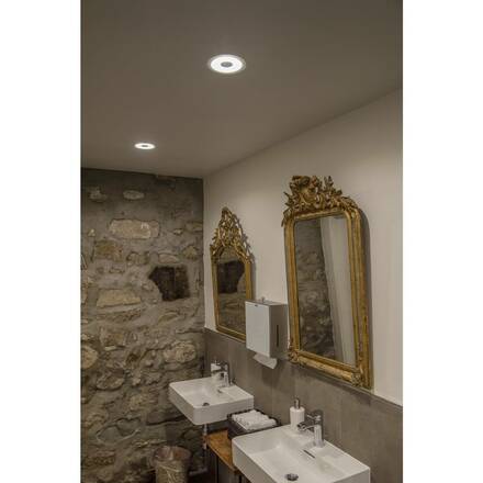 BIG WHITE OCCULDAS 23, vestavné svítidlo, LED, 3000K, kulaté, bílé, 26W 117311