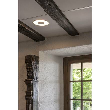BIG WHITE OCCULDAS 23, vestavné svítidlo, LED, 3000K, kulaté, bílé, 26W 117311