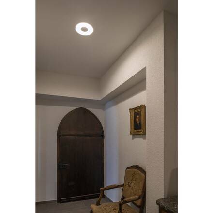 BIG WHITE OCCULDAS 23, vestavné svítidlo, LED, 3000K, kulaté, bílé, 26W 117311