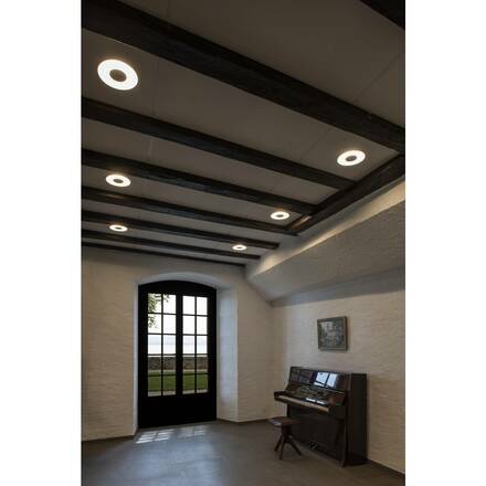 BIG WHITE OCCULDAS 23, vestavné svítidlo, LED, 3000K, kulaté, bílé, 26W 117311