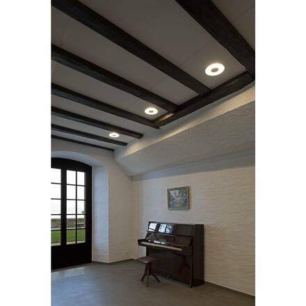 BIG WHITE OCCULDAS 23, vestavné svítidlo, LED, 3000K, kulaté, bílé, 26W 117311