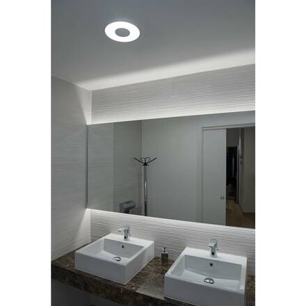 BIG WHITE OCCULDAS 23, vestavné svítidlo, LED, 3000K, kulaté, bílé, 26W 117311