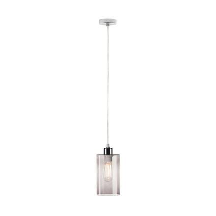 BIG WHITE FENDA, závěs, A60, chrom, bez stínítka, bez rozety, otevřený kabel, max. 60 W 132662
