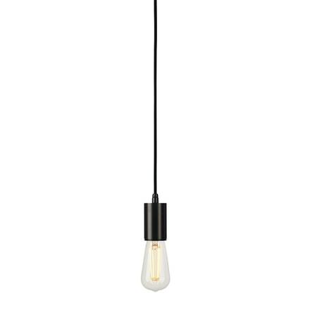 BIG WHITE FITU, závěsné svítidlo, A60, kulaté, černé, kabel 5 m bez koncovky, max. 60 W 132690