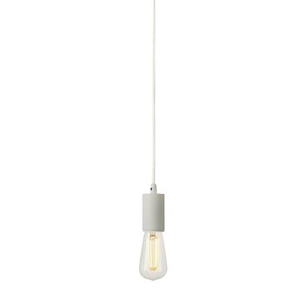 BIG WHITE FITU, závěsné svítidlo, A60, kulaté, bílé, kabel 5m s otevřeným koncem, max. 60 W 132691
