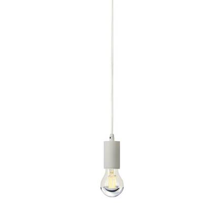 BIG WHITE FITU, závěsné svítidlo, A60, kulaté, bílé, kabel 5m s otevřeným koncem, max. 60 W 132691