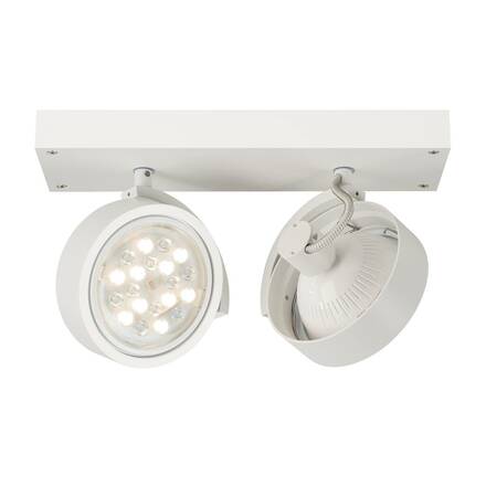 BIG WHITE KALU, nástěnné a stropní svítidlo, dvě žárovky, QPAR111, kulaté, bílé matné, max. 150 W 147311