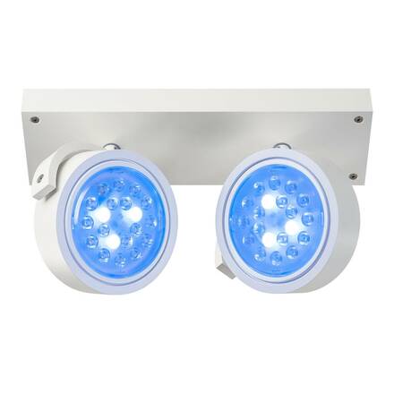 BIG WHITE KALU, nástěnné a stropní svítidlo, dvě žárovky, QPAR111, kulaté, bílé matné, max. 150 W 147311