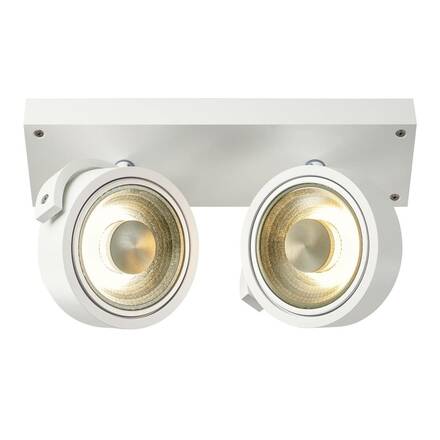 BIG WHITE KALU, nástěnné a stropní svítidlo, dvě žárovky, QPAR111, kulaté, bílé matné, max. 150 W 147311