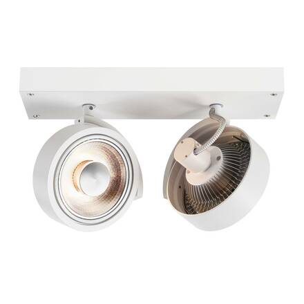 BIG WHITE KALU, nástěnné a stropní svítidlo, dvě žárovky, QPAR111, kulaté, bílé matné, max. 150 W 147311