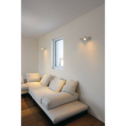 BIG WHITE KALU, nástěnné a stropní svítidlo, dvě žárovky, QPAR111, kulaté, bílé matné, max. 150 W 147311