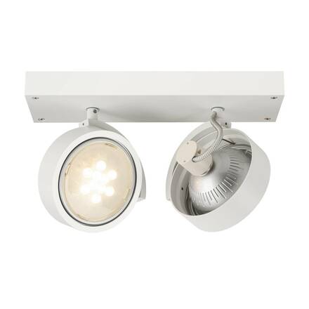 BIG WHITE KALU, nástěnné a stropní svítidlo, dvě žárovky, QPAR111, kulaté, bílé matné, max. 150 W 147311