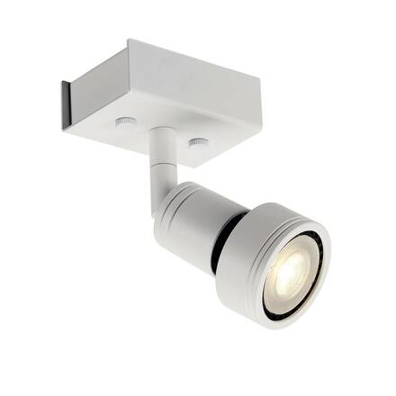 BIG WHITE PURI 1, nástěnné a stropní svítidlo, jedna žárovka, QPAR51, bílé matné, max. 50 W, s dekoračním kroužkem 147361