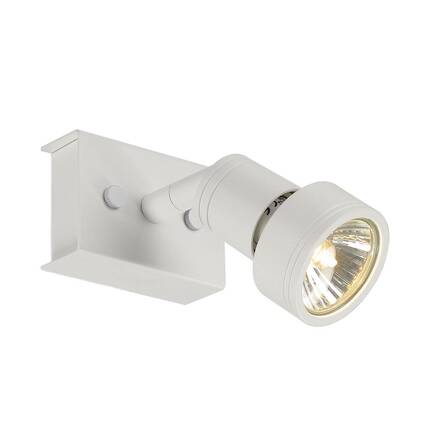 BIG WHITE PURI 1, nástěnné a stropní svítidlo, jedna žárovka, QPAR51, bílé matné, max. 50 W, s dekoračním kroužkem 147361