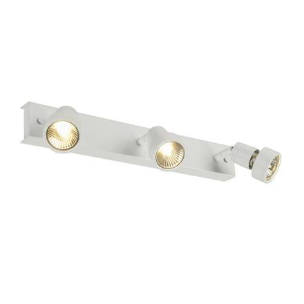 BIG WHITE PURI 3, nástěnné a stropní svítidlo, tři žárovky, QPAR51, bílé matné, max. 150 W, s dekoračním kroužkem 147381