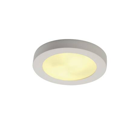 BIG WHITE PLASTRA 105, stropní svítidlo, TC-DSE, kulaté, bílá sádra, max. 50 W 148001