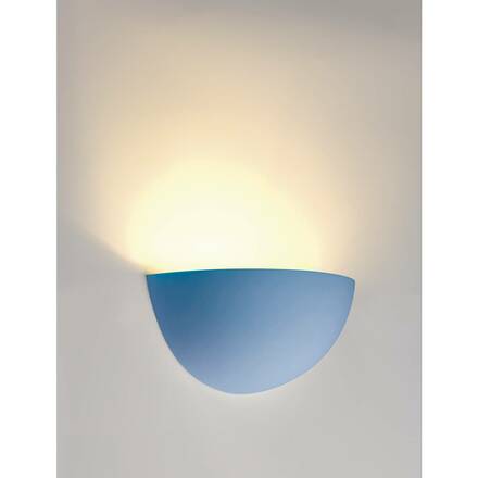 BIG WHITE PLASTRA 101, nástěnné svítidlo, C35, půlkulaté, bílá sádra, max. 40 W 148013