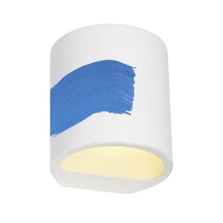 BIG WHITE PLASTRA 104, nástěnné svítidlo, QT14, kulaté, bílá sádra, QT14, max. 42 W 148016