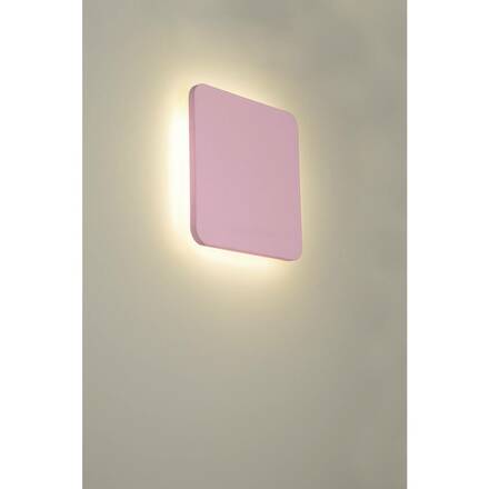BIG WHITE PLASTRA SQUARE, nástěnné svítidlo, pásek LED, 3000K, hranaté, bílá sádra, max. 10,8 W 148019
