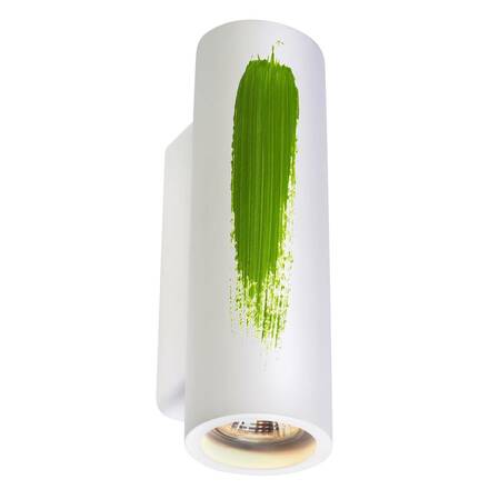 BIG WHITE PLASTRA, nástěnné svítidlo, QPAR51, kulaté, trubice, bílá sádra, max. 70 W 148060