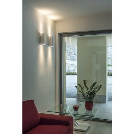 BIG WHITE PLASTRA, nástěnné svítidlo, QPAR51, kulaté, trubice, bílá sádra, max. 70 W 148060