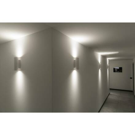 BIG WHITE PLASTRA, nástěnné svítidlo, QPAR51, kulaté, trubice, bílá sádra, max. 70 W 148060