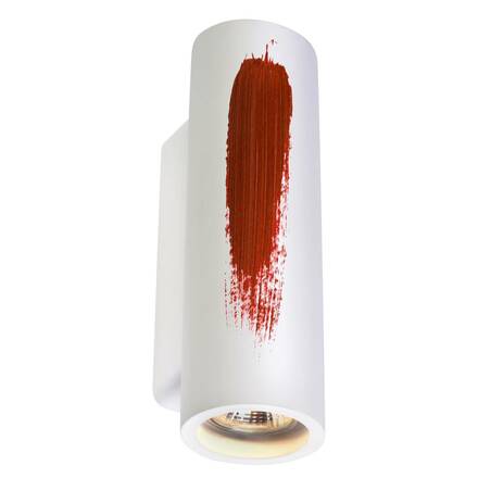BIG WHITE PLASTRA, nástěnné svítidlo, QPAR51, kulaté, trubice, bílá sádra, max. 70 W 148060