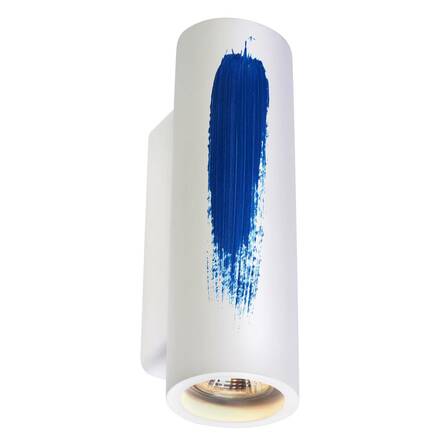 BIG WHITE PLASTRA, nástěnné svítidlo, QPAR51, kulaté, trubice, bílá sádra, max. 70 W 148060