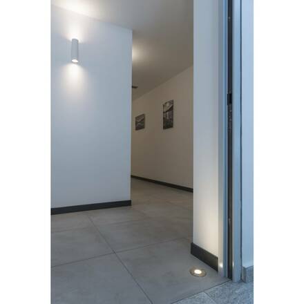 BIG WHITE PLASTRA, nástěnné svítidlo, QPAR51, kulaté, trubice, bílá sádra, max. 70 W 148060