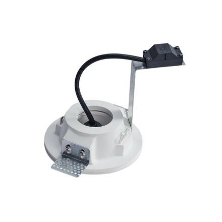 BIG WHITE PLASTRA, vestavné svítidlo, QPAR51, kulaté, bílá sádra, max. 35 W 148070