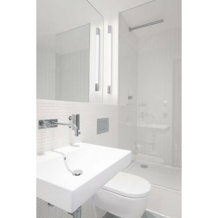 BIG WHITE TRUKKO 90, nástěnné svítidlo, LED, 3000K, chrom/bílé, V 90 cm, vč. ovladače LED 149772