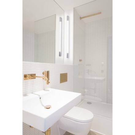 BIG WHITE TRUKKO 90, nástěnné svítidlo, LED, 3000K, chrom/bílé, V 90 cm, vč. ovladače LED 149772