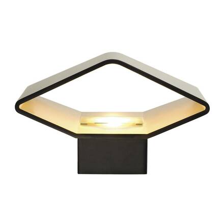 BIG WHITE CARISO WL-2, nástěnné svítidlo, LED, 3000K, černé/mosaz, 11 W 151710
