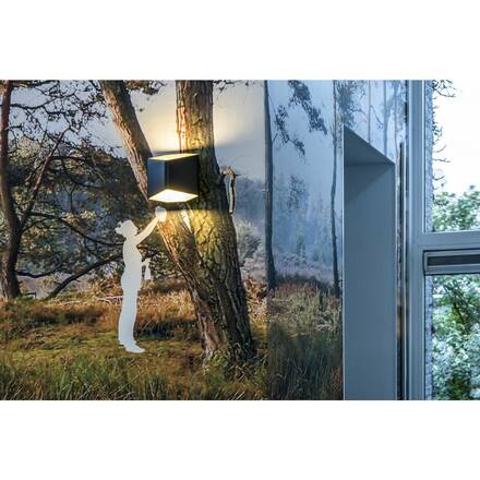 BIG WHITE CARISO WL-2, nástěnné svítidlo, LED, 3000K, černé/mosaz, 11 W 151710