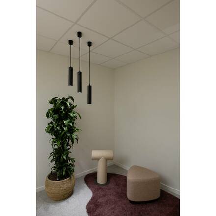 BIG WHITE HELIA 40, závěsné svítidlo, LED, 3000K, kulaté, černé, 9W 152370