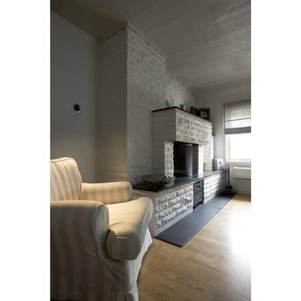 BIG WHITE KARPO, vestavné svítidlo, jedna žárovka, LED, 3000K, černé, plochá rozeta, 7,5 W 152380