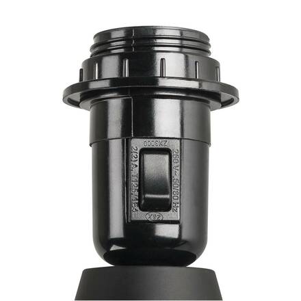 BIG WHITE FENDA, stojací lampa, A60, černá, bez stínítka, max. 40 W 155490