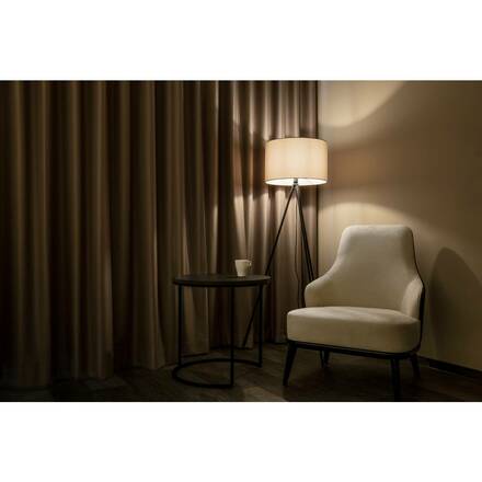 BIG WHITE FENDA, stojací lampa, A60, černá, bez stínítka, max. 40 W 155490