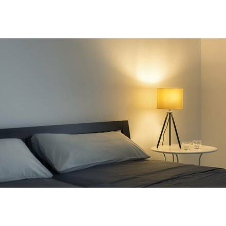 BIG WHITE FENDA, stolní lampa, podstavec svítidla, A60, černá, bez stínítka, max. 40 W, vč. vypínače v síťovém kabelu 155540